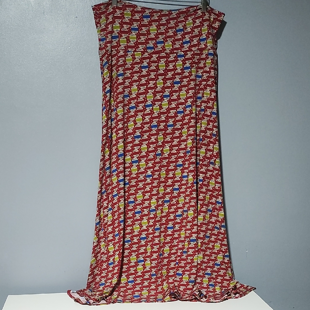 Lula Roe Colorful Patterned Women's Skirt
